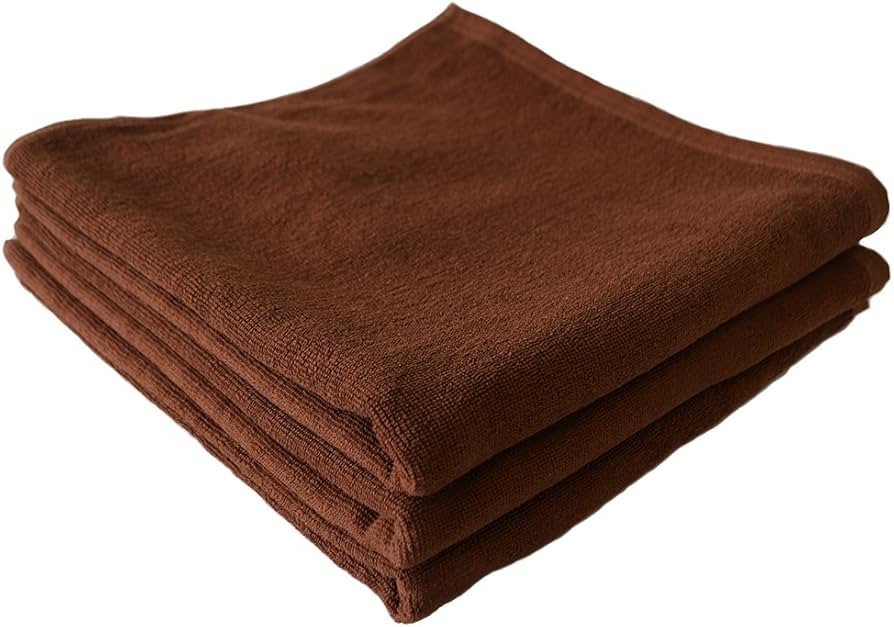 ダークブラウン バスタオル 25枚セット　業務用 ダークブラウン バスタオル 25枚セット業務用